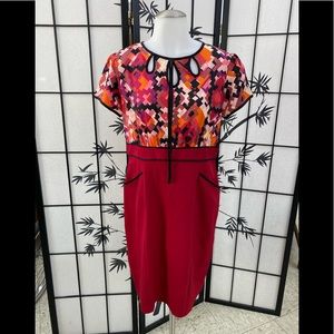 Danny & Nicole Short-Sleeve Dress